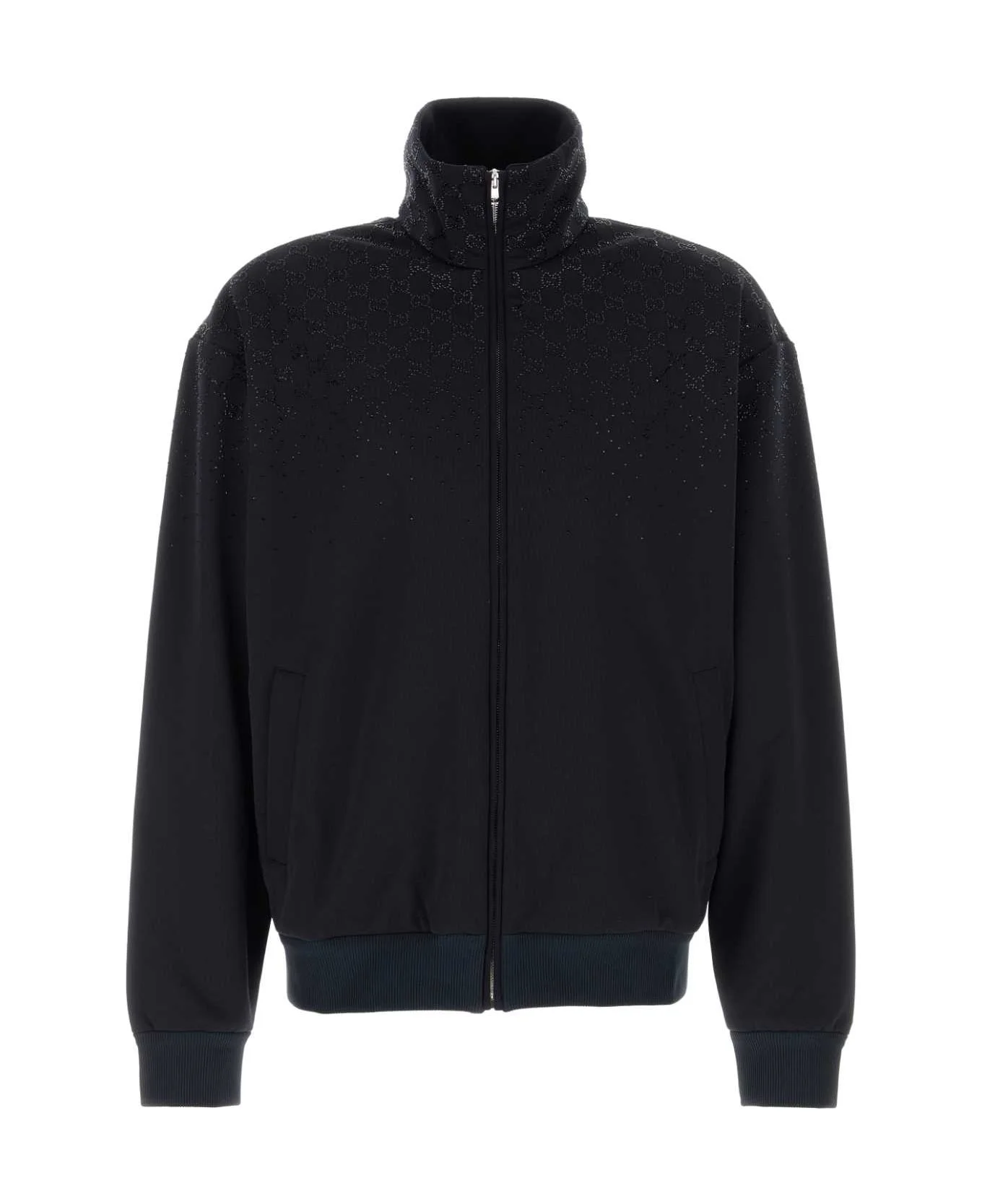 Midnight Blue Tech Jersey Sweatshirt - 1