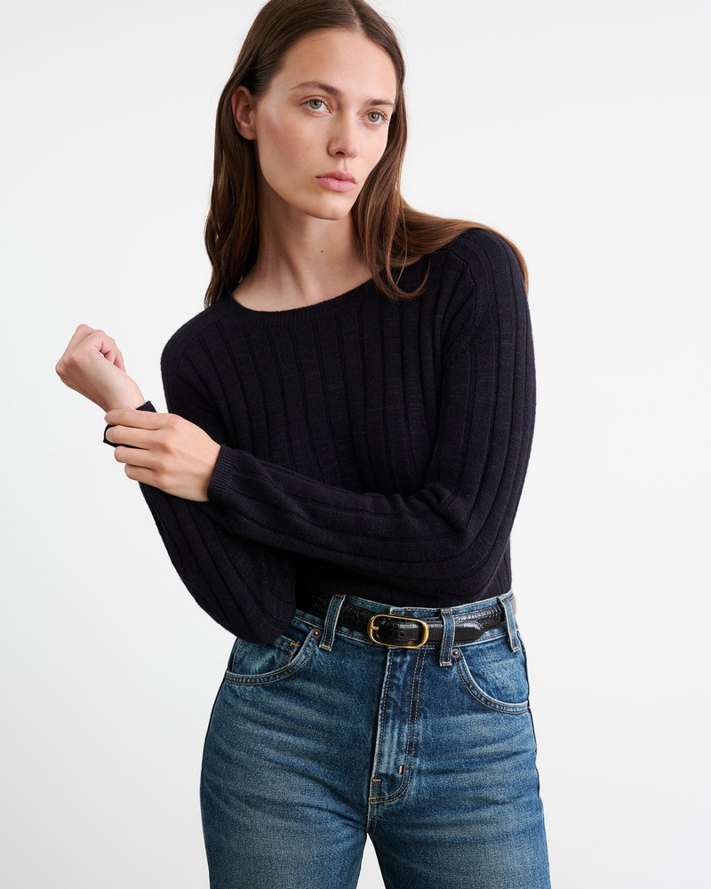 NILI LOTAN Alise Silk Knit Sweater outlook