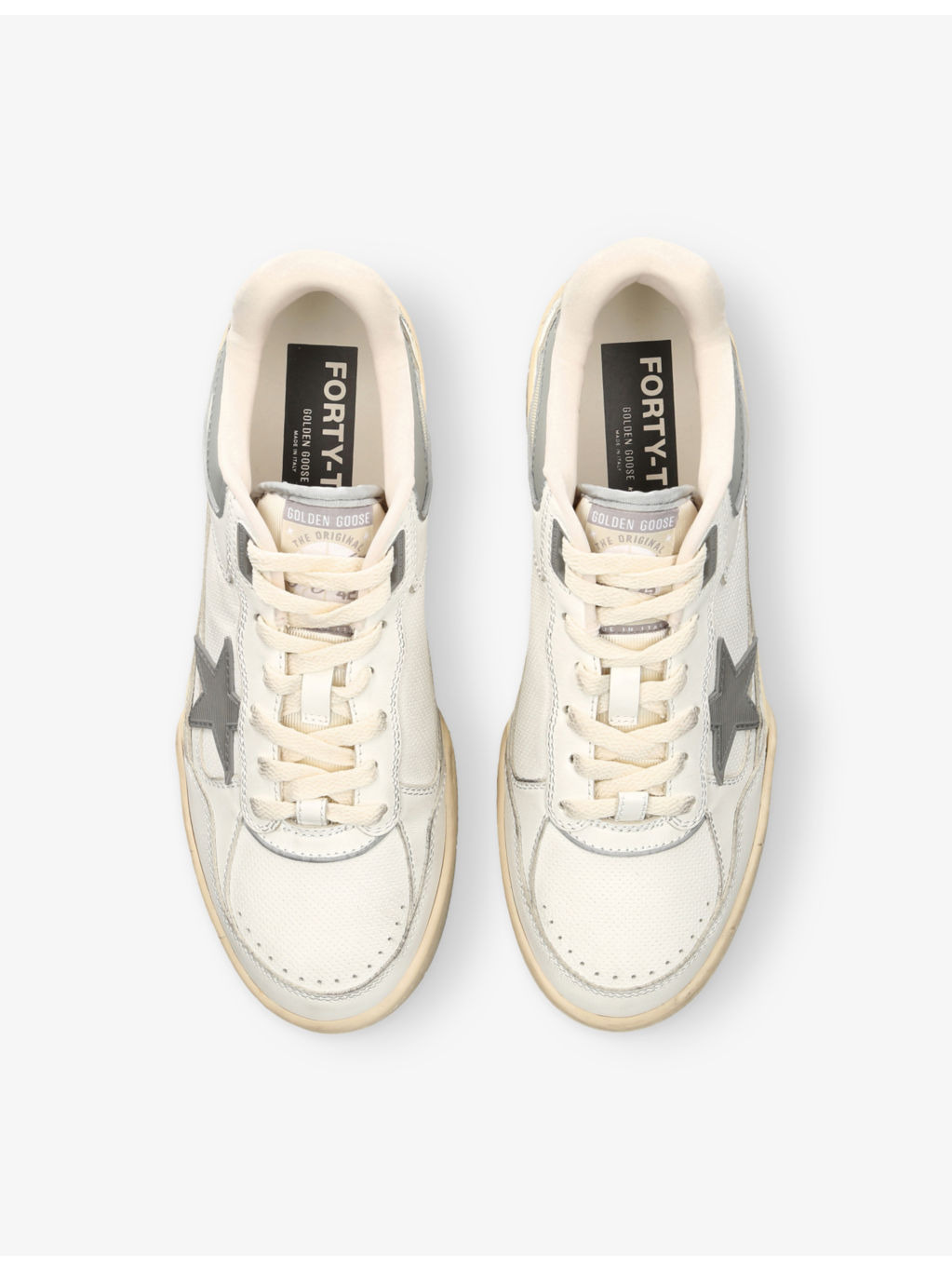 Forty2 Branded Leather Low-Top Trainers - 2