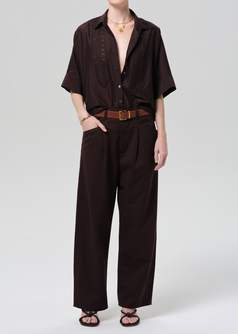 Velha Trouser In Chocolate - 1