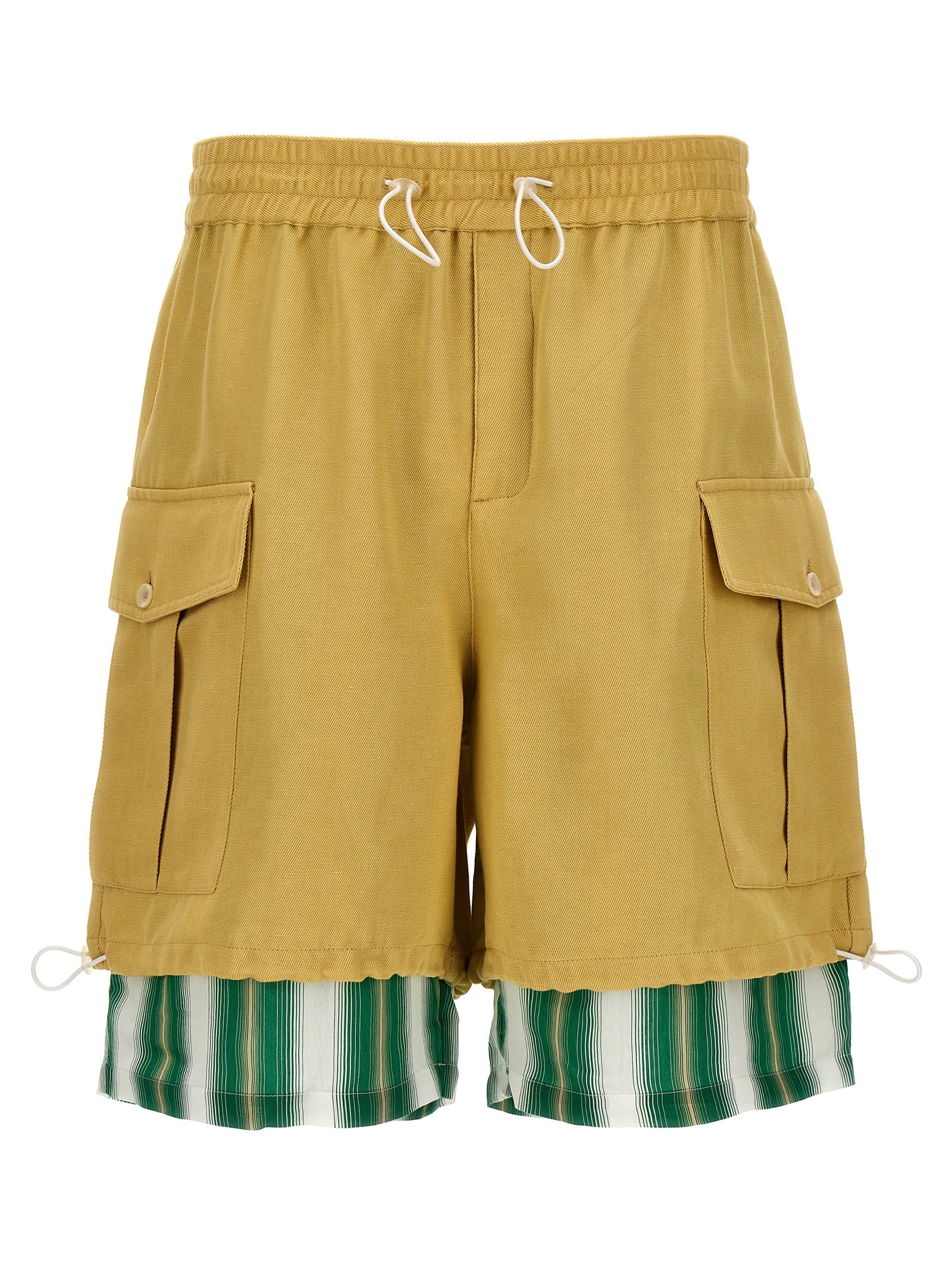 Wales Bonner Men 'Roam Cargo' Bermuda Shorts - 1