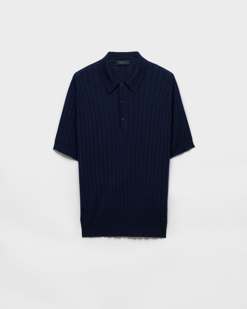 Cashmere and silk polo shirt 1