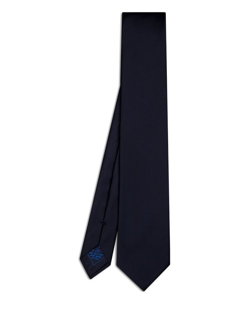 plain silk tie 1