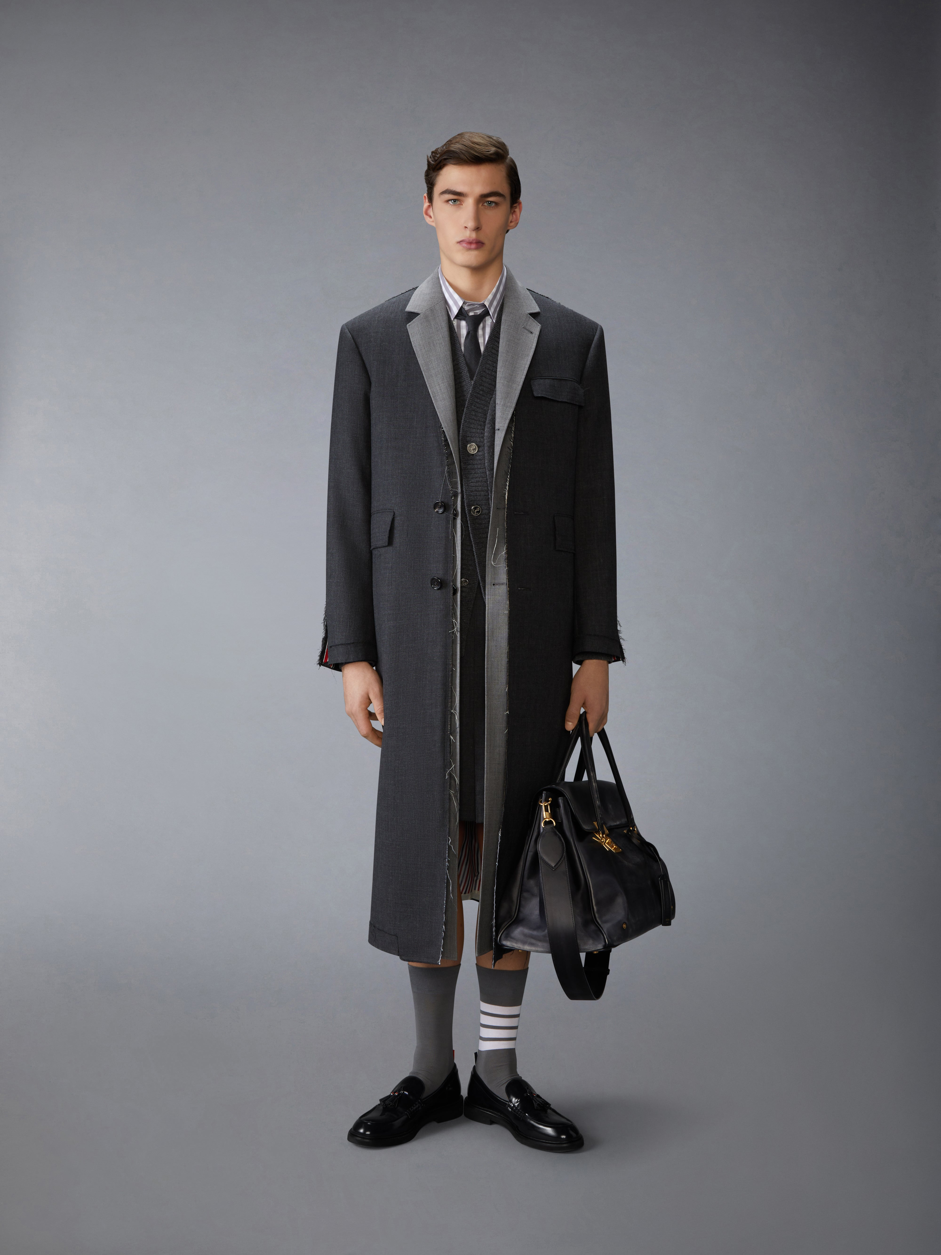 DECONSTRUCTED FRESCO OVERCOAT - 6