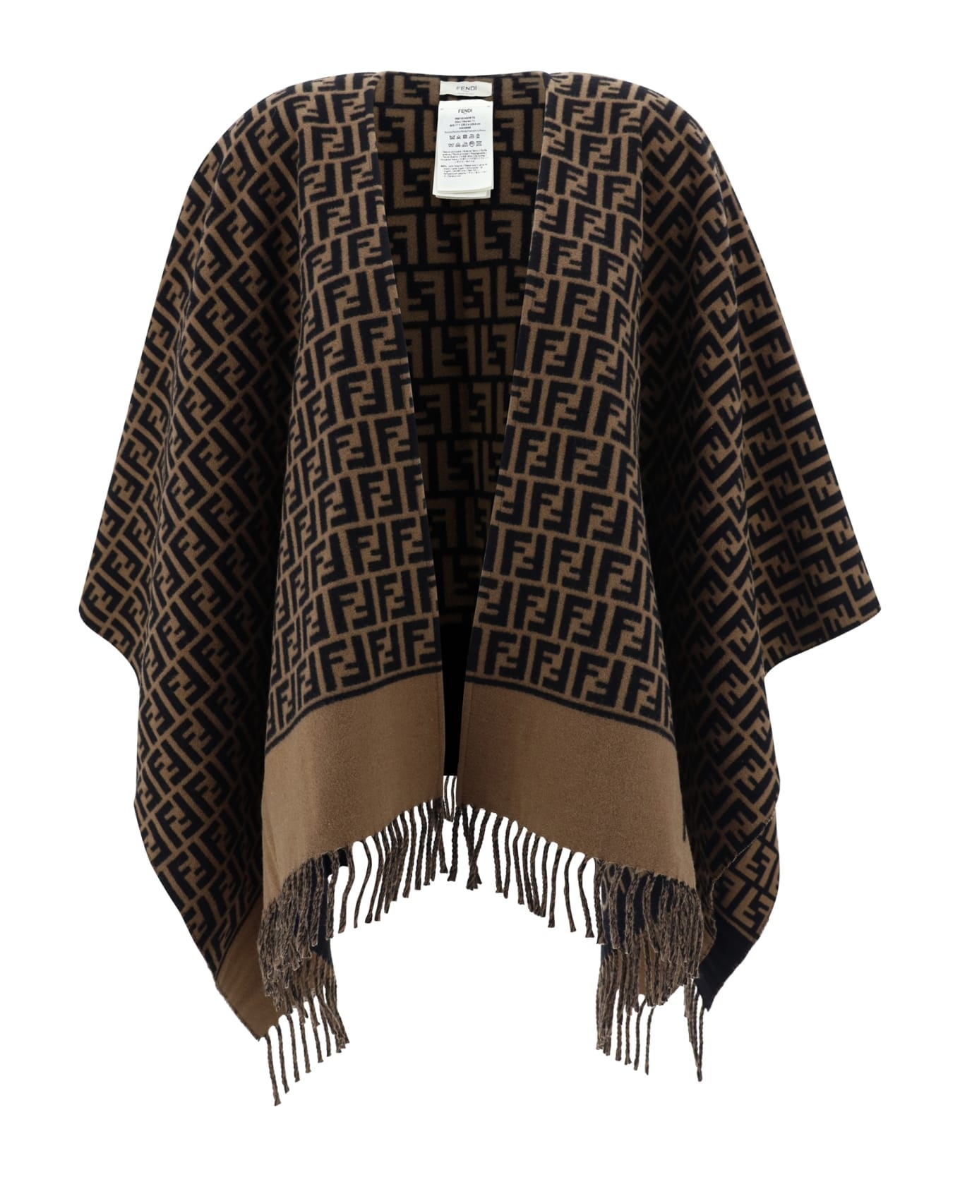 Wool Poncho - 1