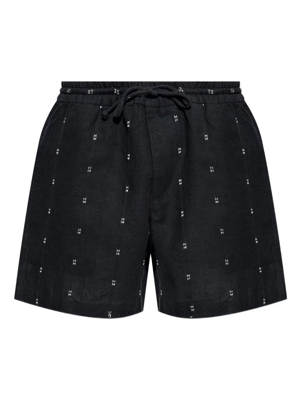 embroidered shorts - 1
