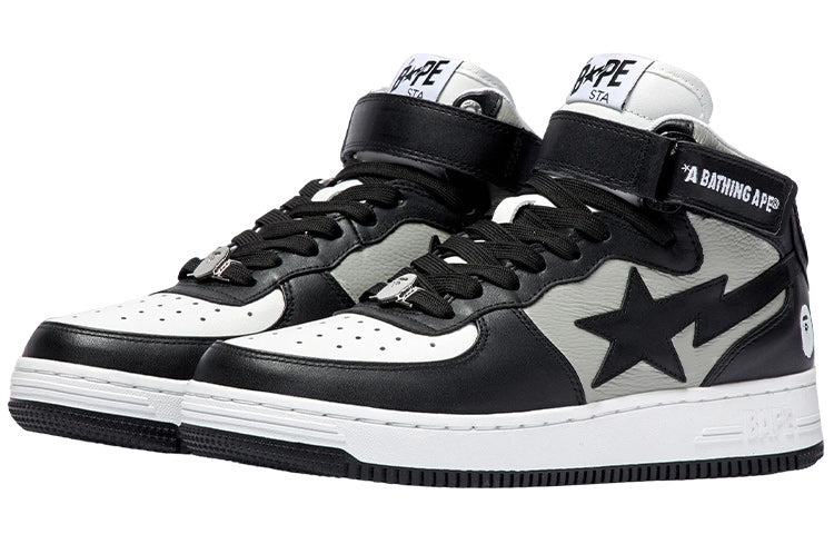 A BATHING APE Bape Sta Mi 'Black Grey' 1I20-191-010-BLACK - 2
