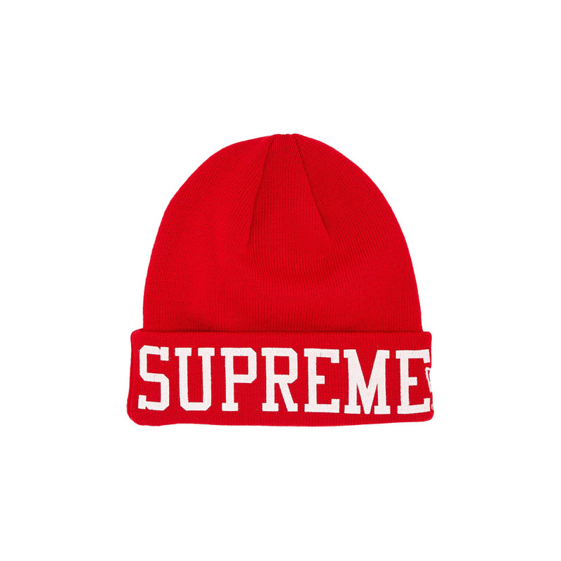 Supreme Supreme x New Era Varsity Beanie 'Red' - FW23BN37 RED