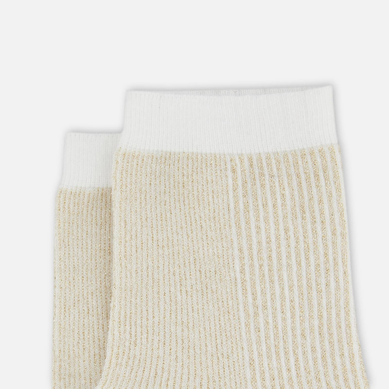 HOGAN Pinstripe Socks Gold outlook
