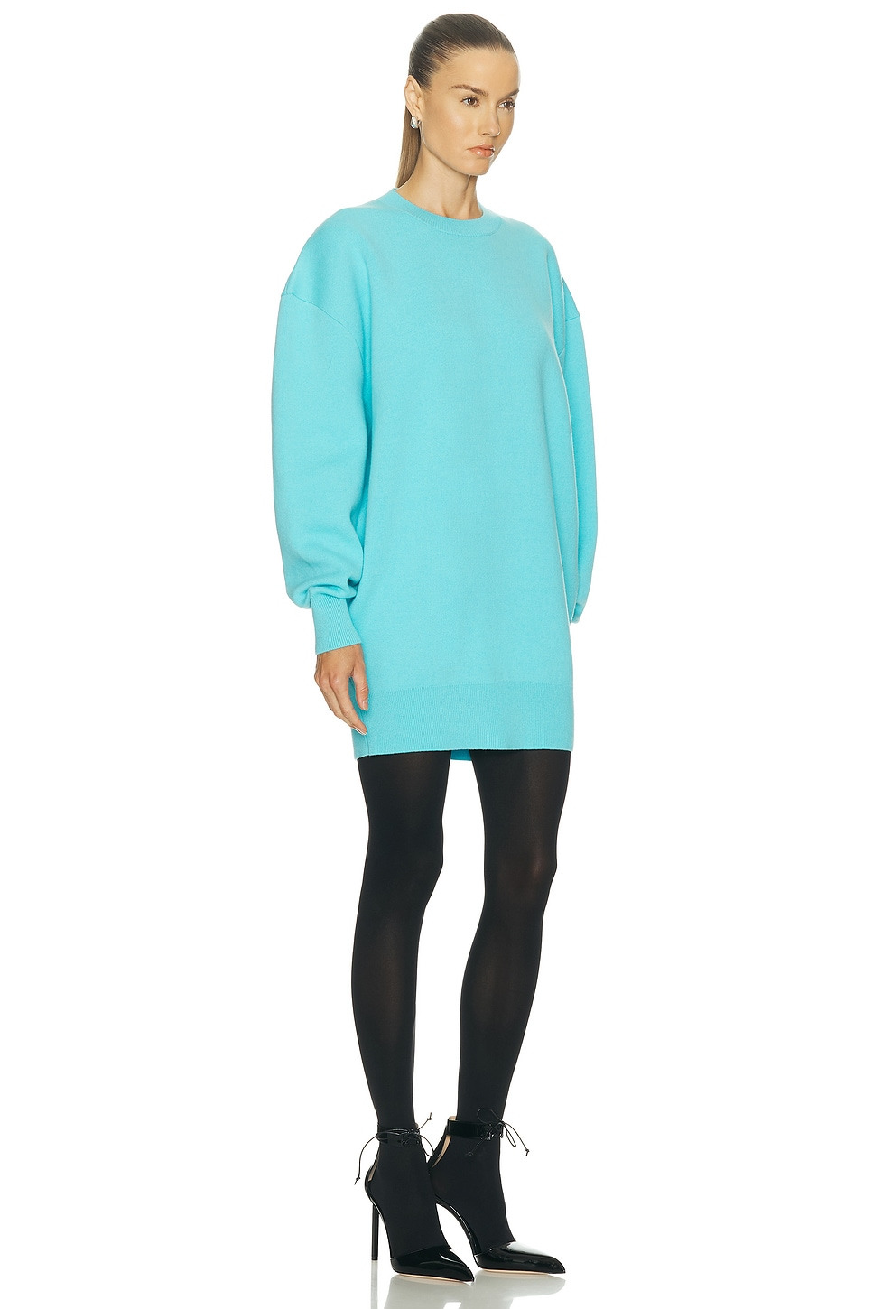 Sculptural Double Face Mini Dress - 2