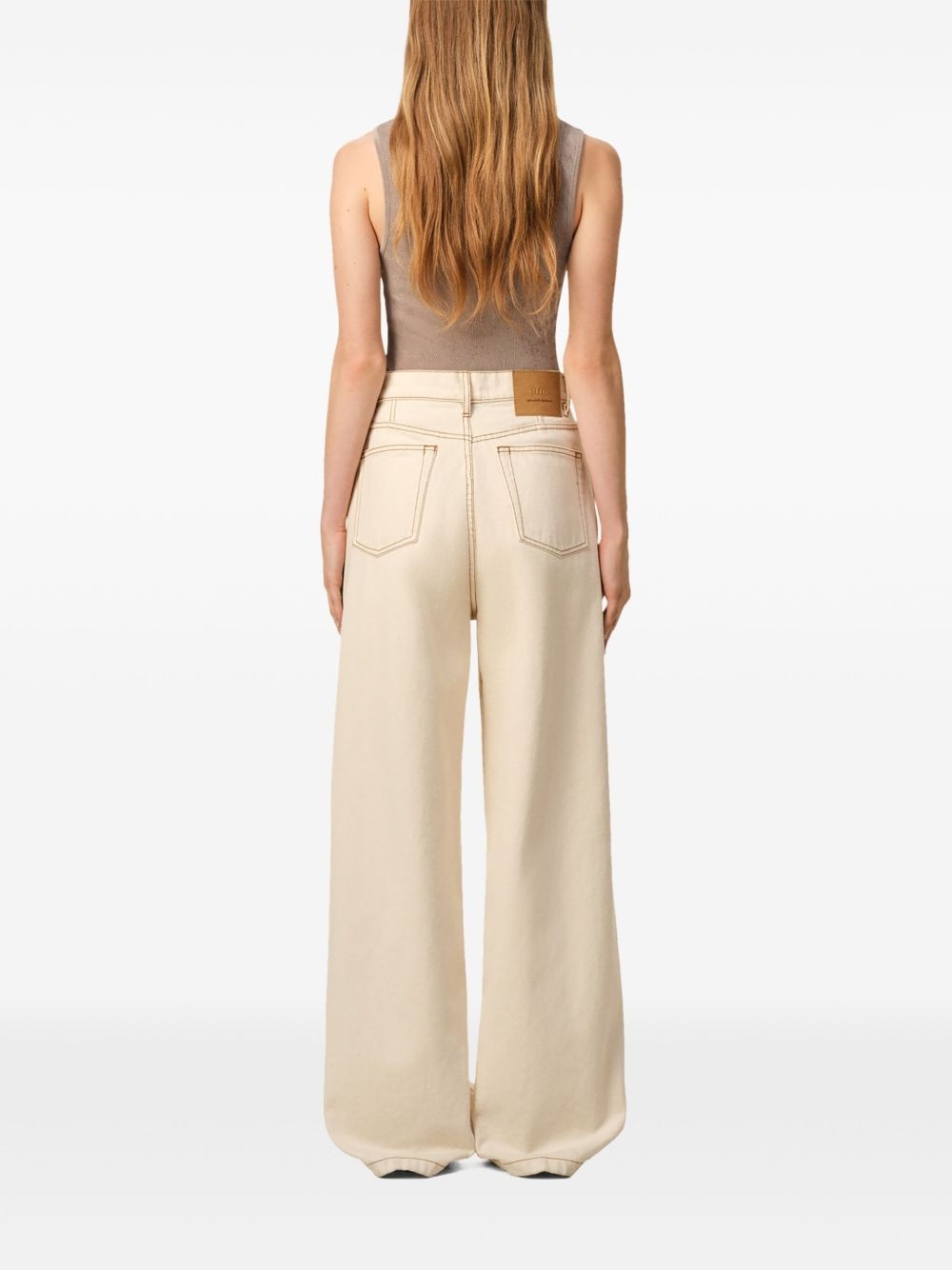 wide-leg jeans - 4