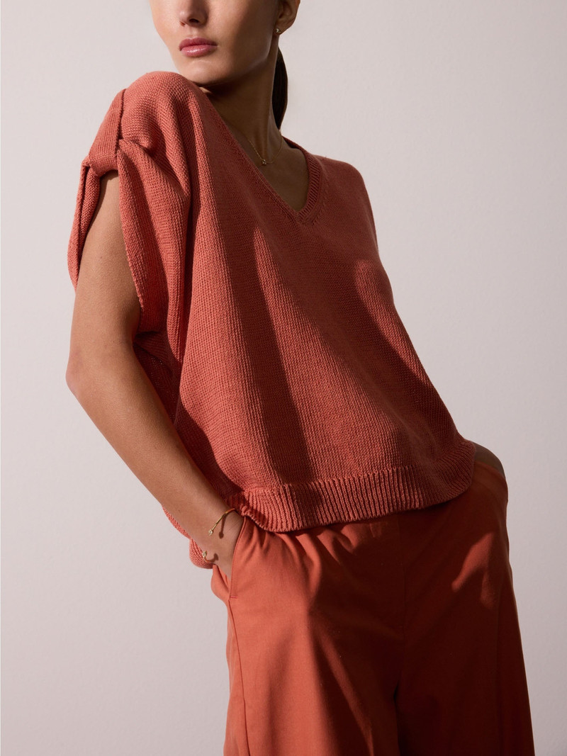 BROCHU WALKER The Frances Sweater Top outlook