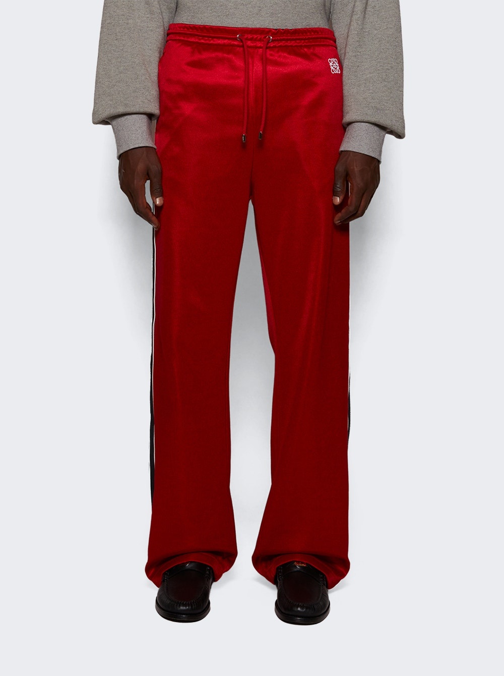 Technical Jersey Tracksuit Trousers Dark Raspberry - 3