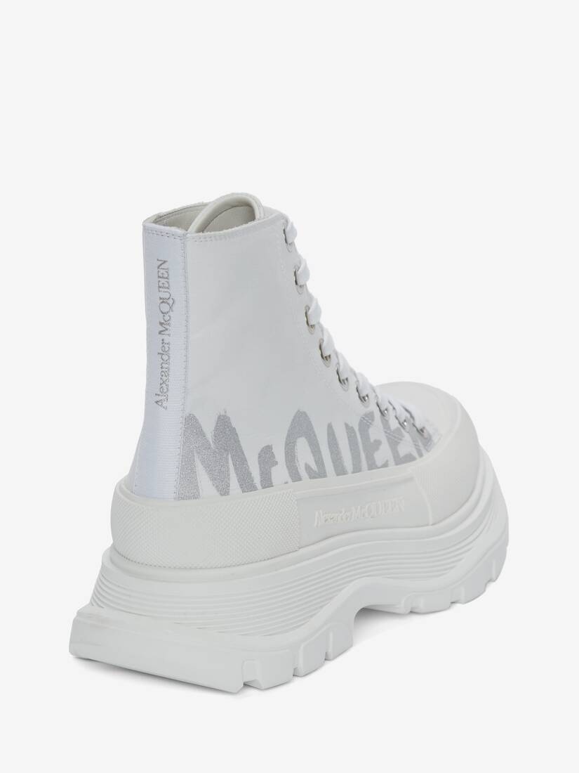 Tread Slick Boot in White/silver - 3