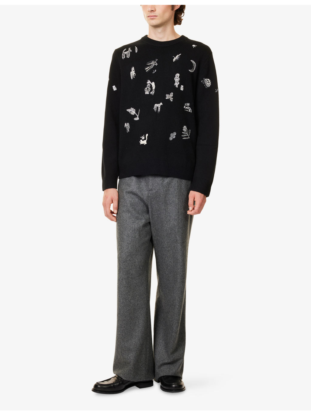 Mini Beast Crewneck Wool Jumper - 2