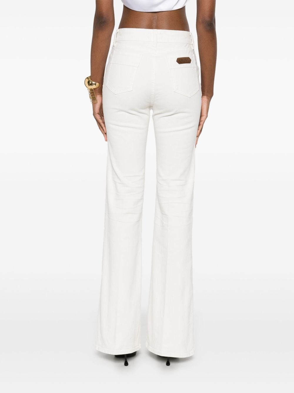 wide-leg jeans - 4