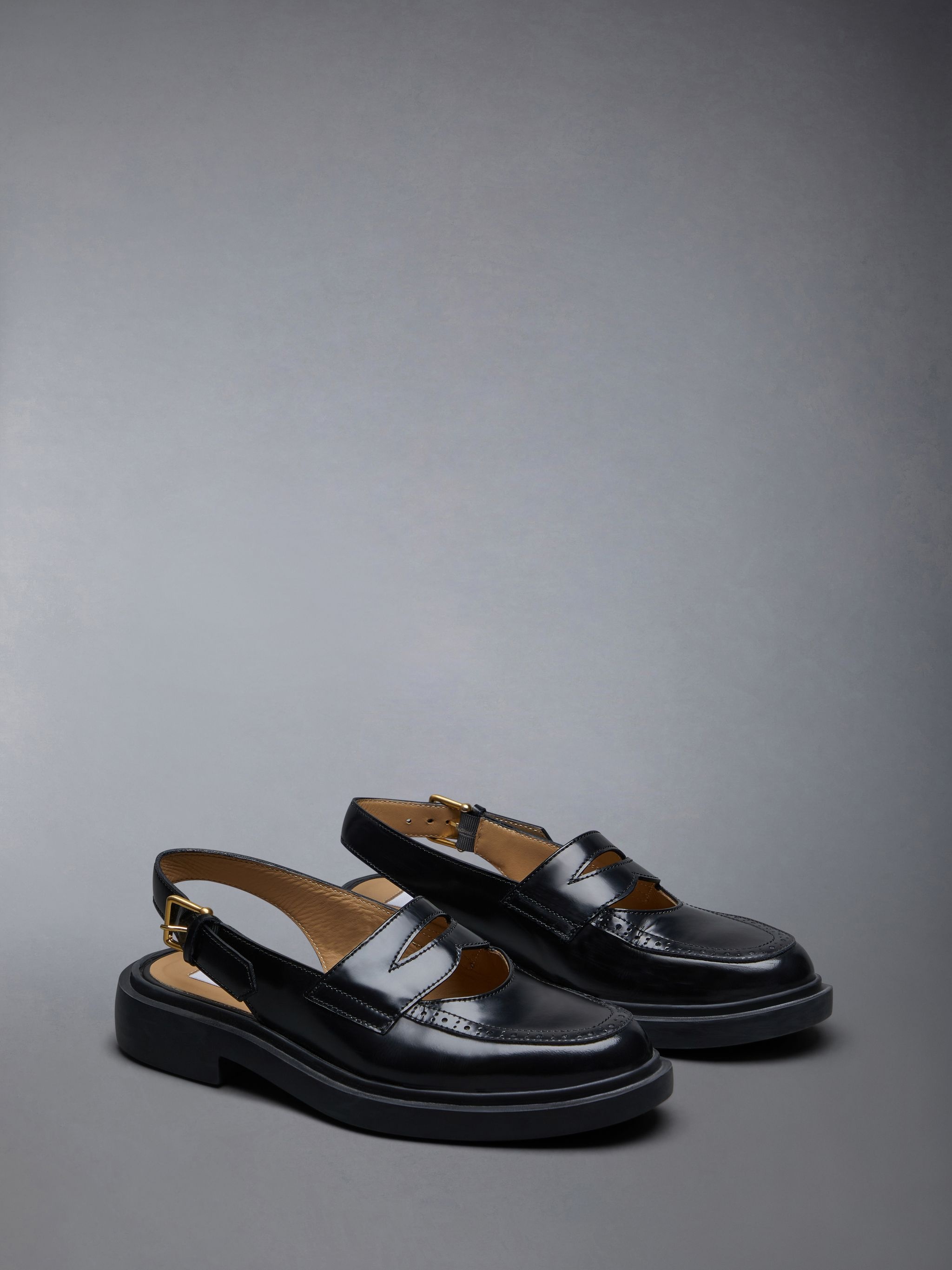 Spazzolato Slingback Penny Loafer - 2