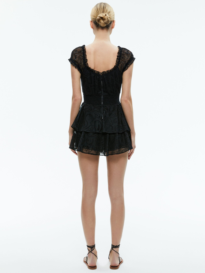 Alice + Olivia GRACIE RUFFLE ROMPER outlook