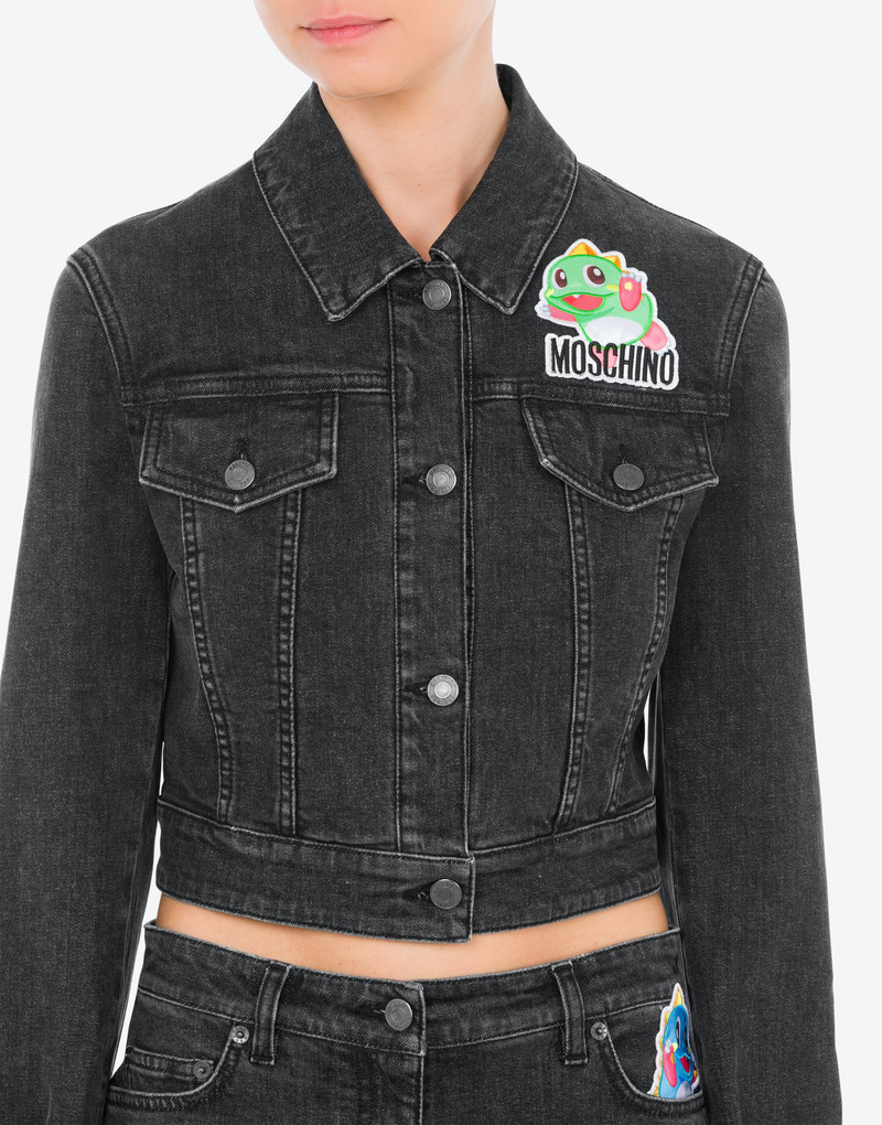 CHINESE NEW YEAR BLACK DENIM JACKET 4