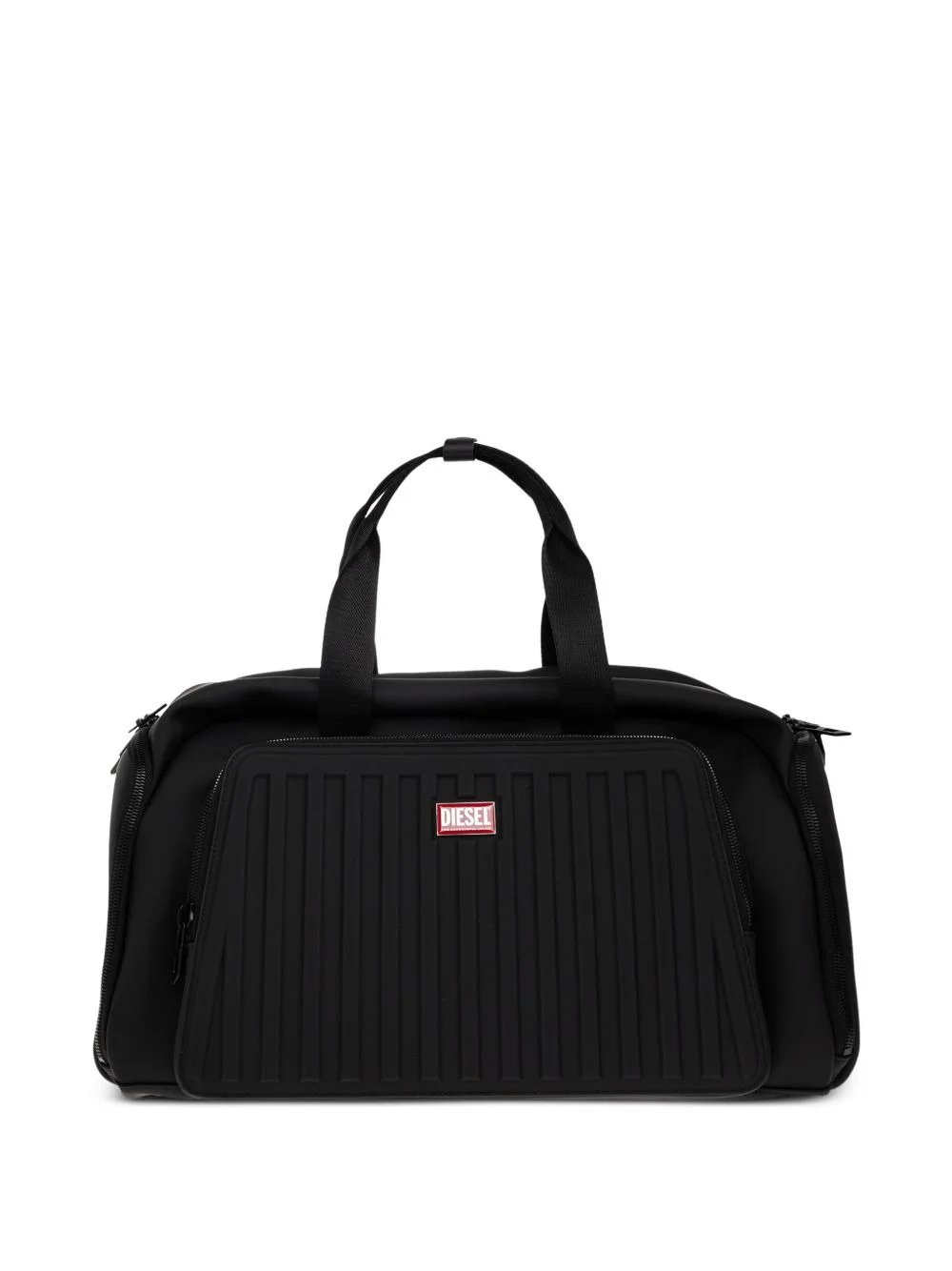 ribbed logo-patch holdalls bag - 1