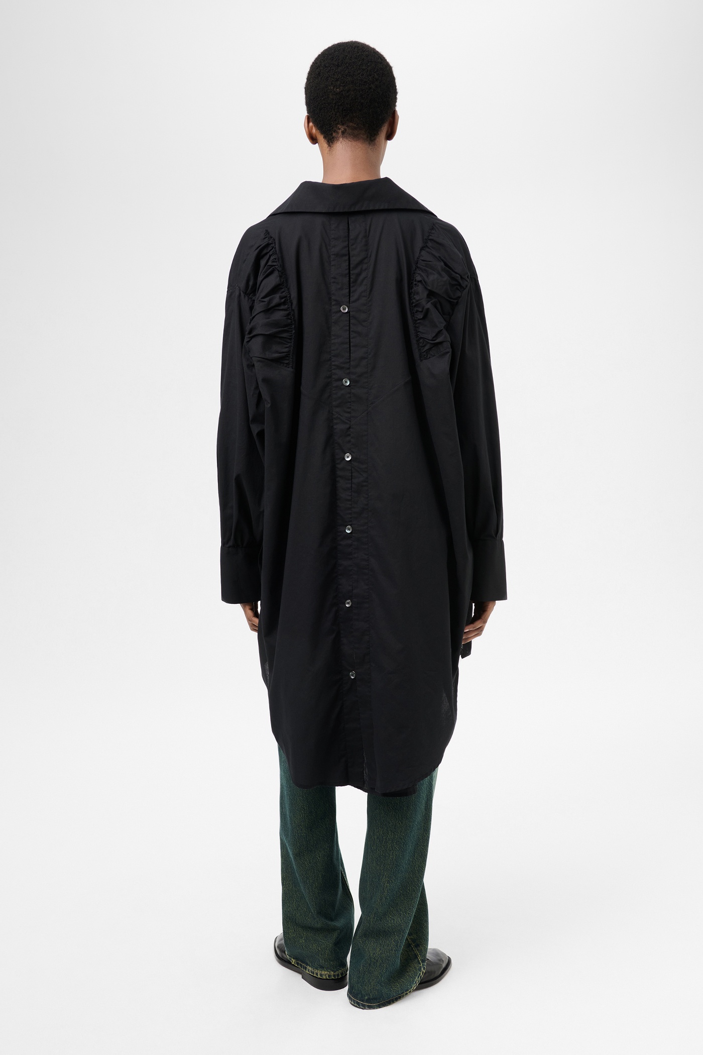 Gale Dress Black Voile - 4
