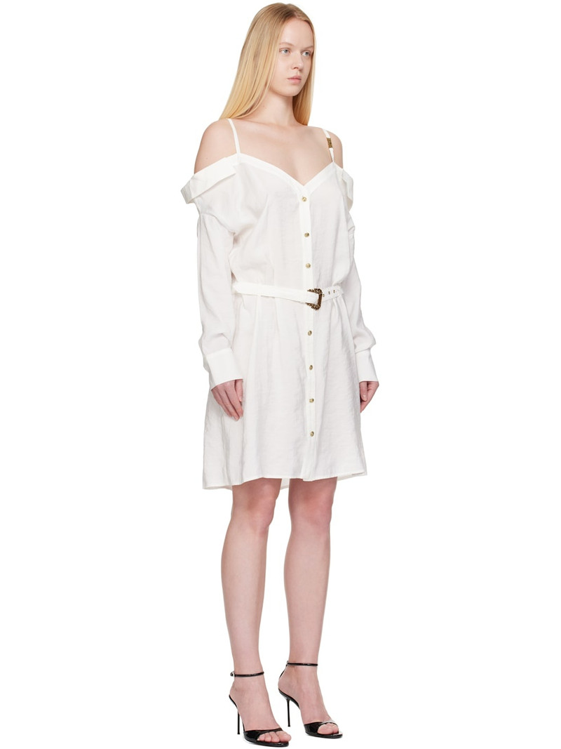 White Off-the-Shoulder Minidress 2