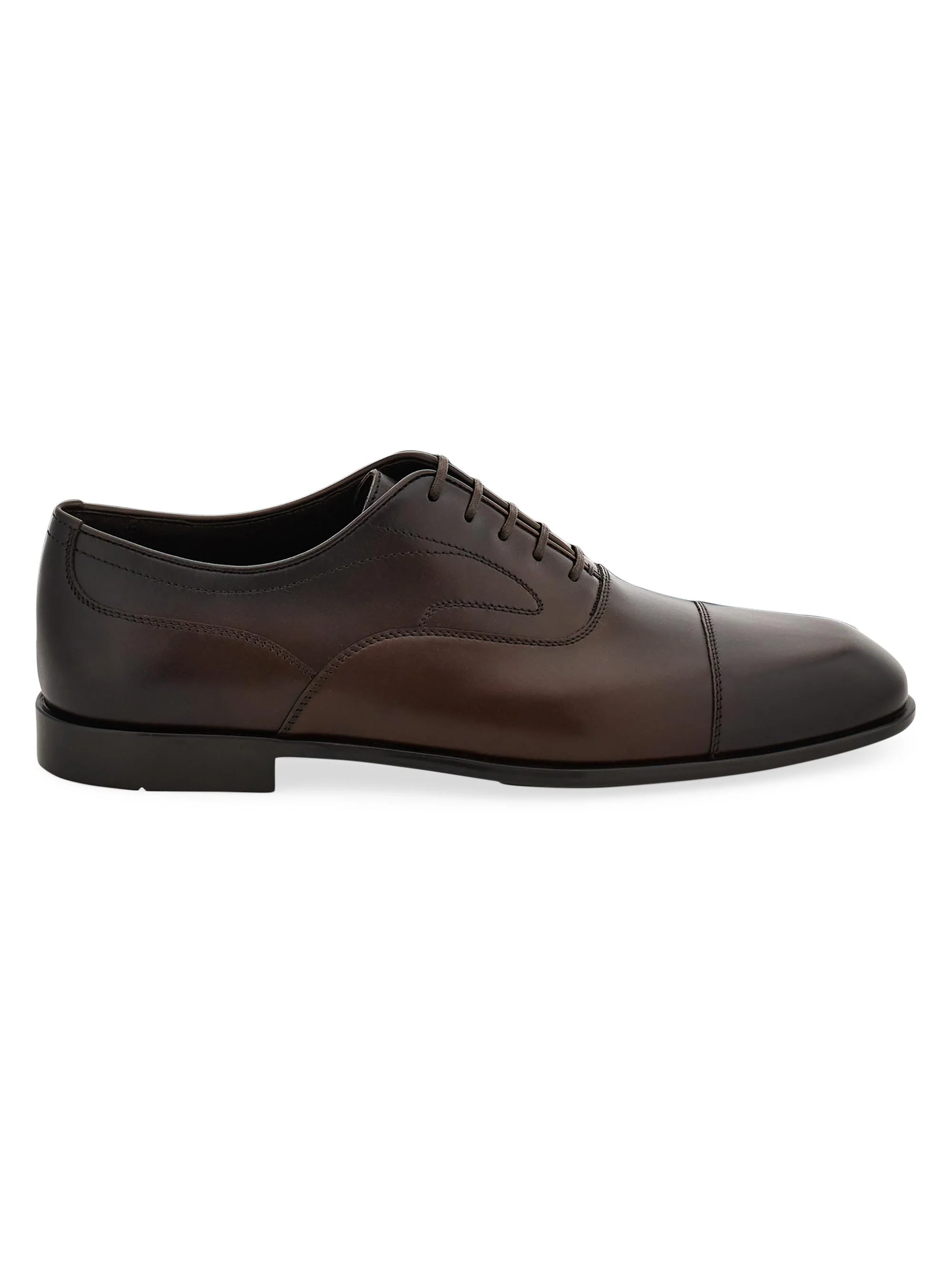 Men's Trinity Leather Oxfords - Medium Brown - 1