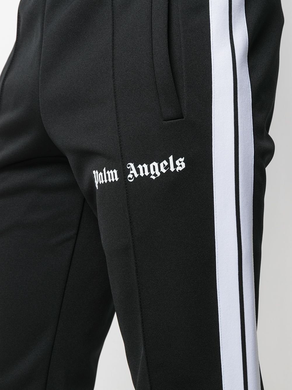 logo-print slim track pants - 5