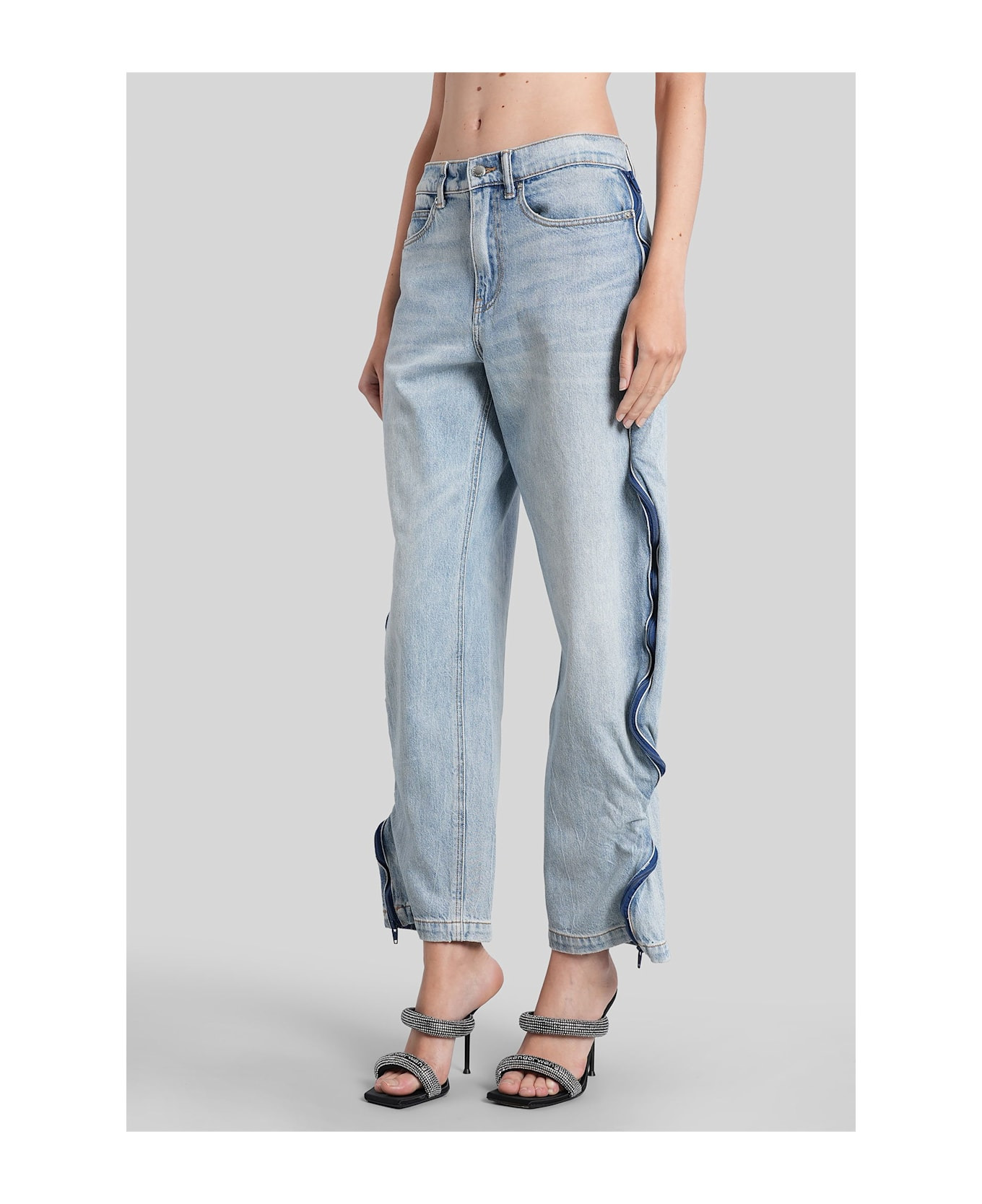 Jeans In Blue Cotton - 4