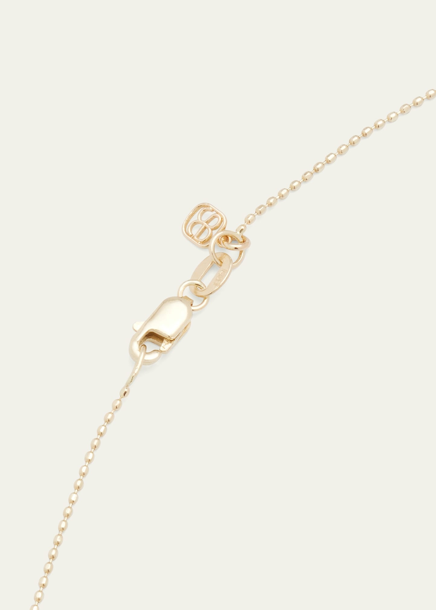 14k Pure Lightning Bolt Necklace - 4