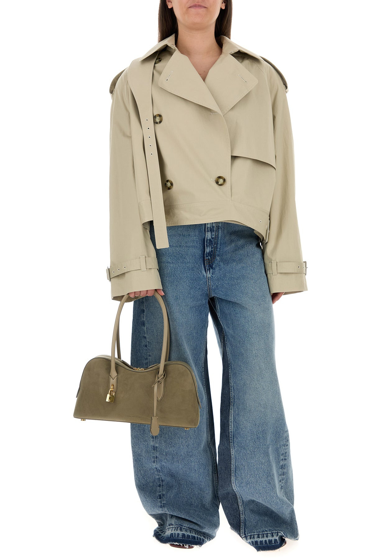 Sand cotton trench coat - 6