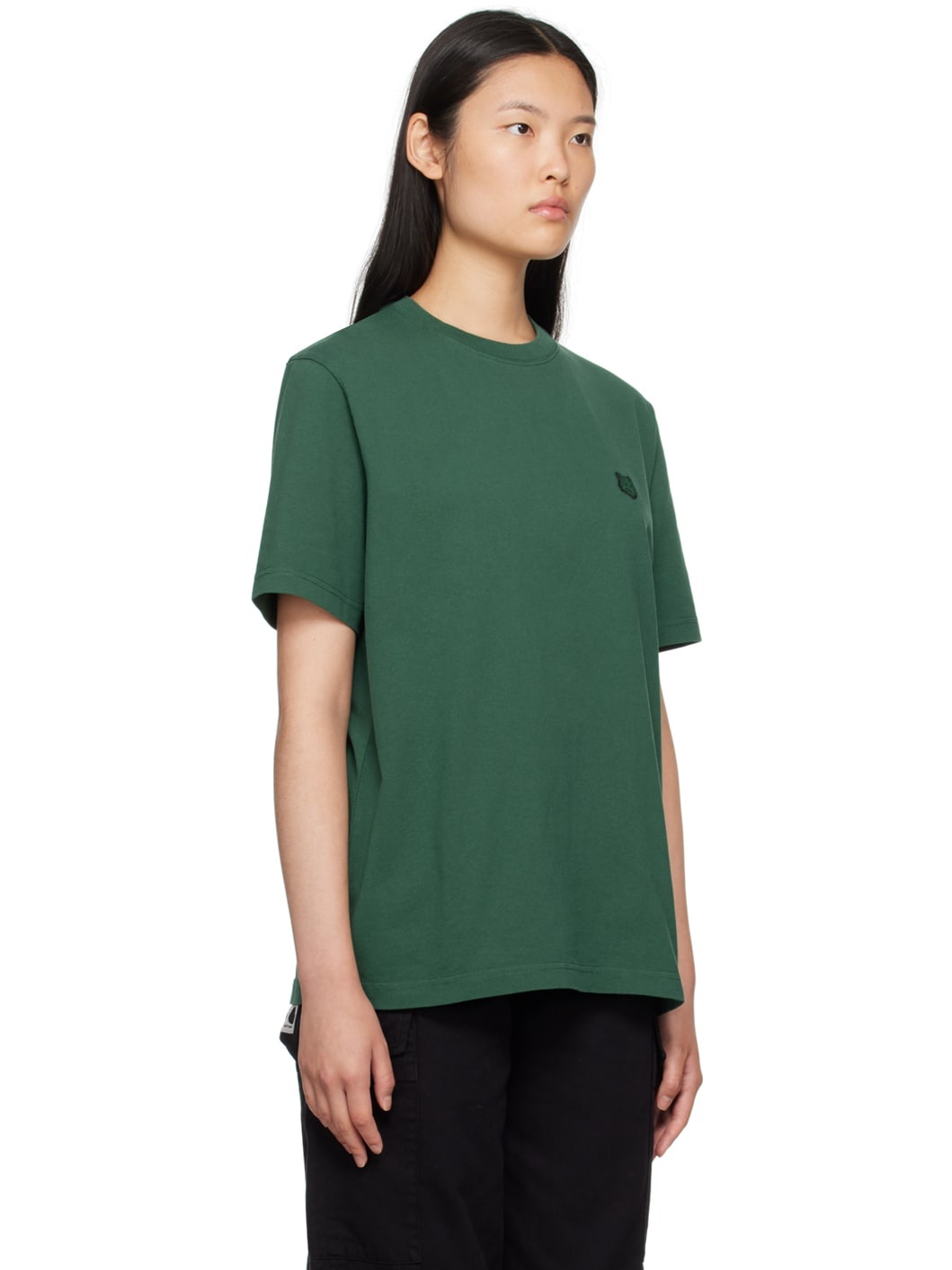 Green Bold Fox Head T-Shirt - 2