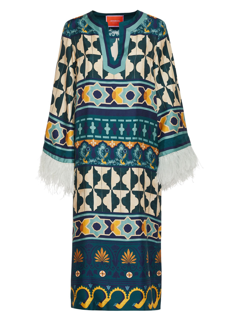 Women's The Kaftan - Casareale Place Emerald 1