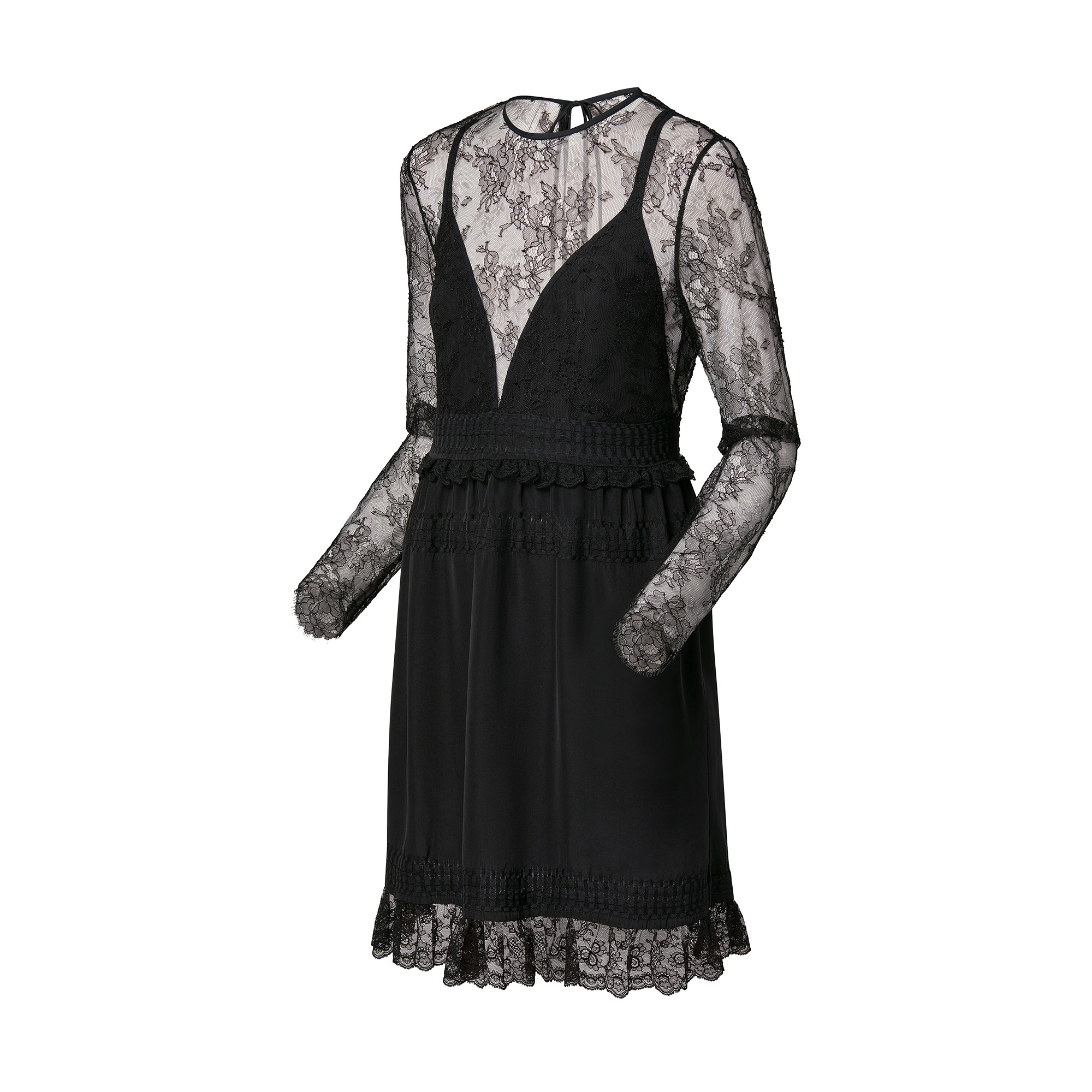 Layered Lace Dress - 2
