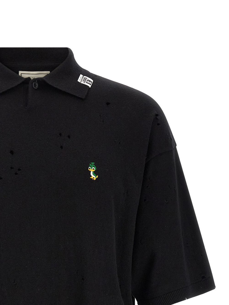 logo-embroidered polo shirt 3