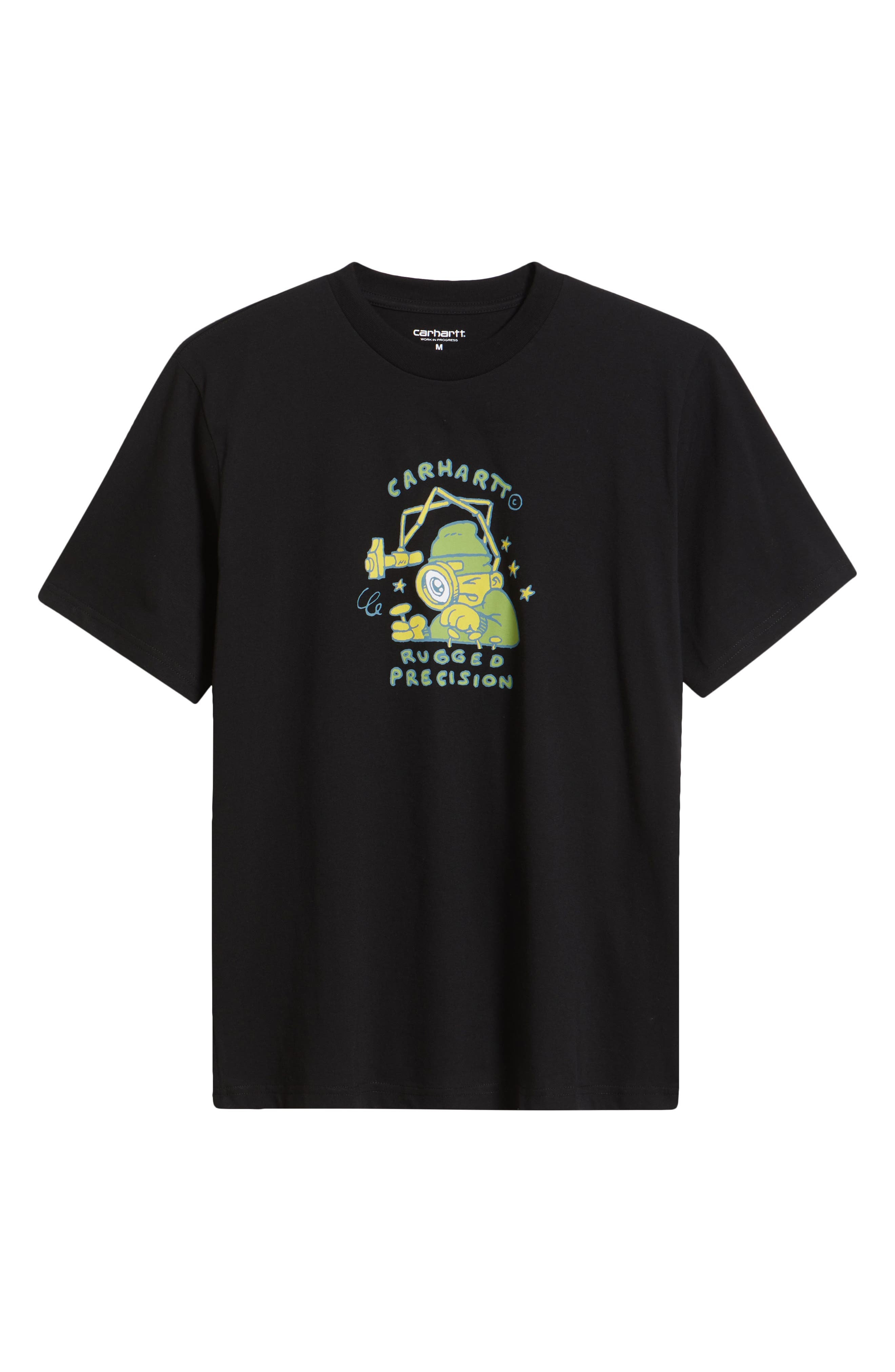 Carhartt Work In Progress Precision Work Organic Cotton Graphic T-Shirt in Black at Nordstrom - 5