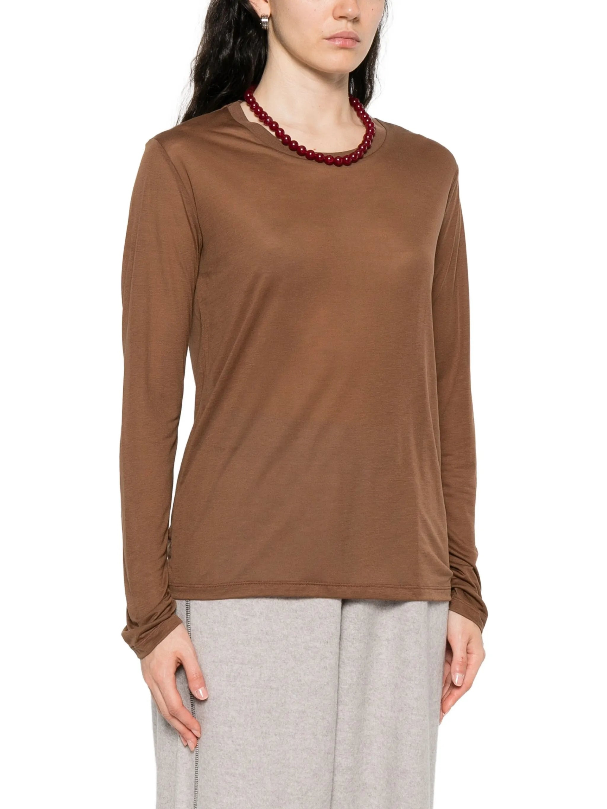 Baserange Round-neck Long-sleeve Top - 5
