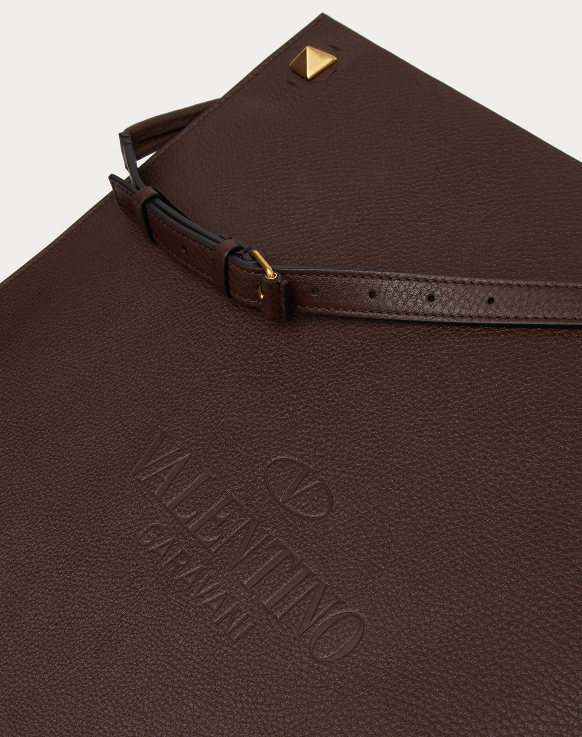 VALENTINO GARAVANI IDENTITY Leather Tote Bag - 5
