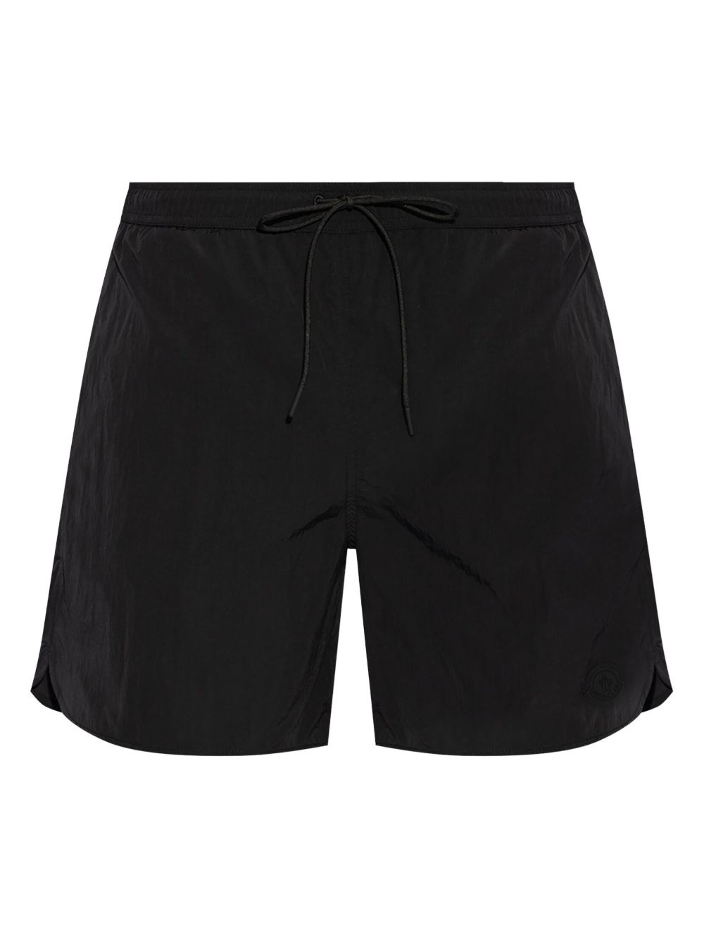 crinkled-finish swim shorts - 1