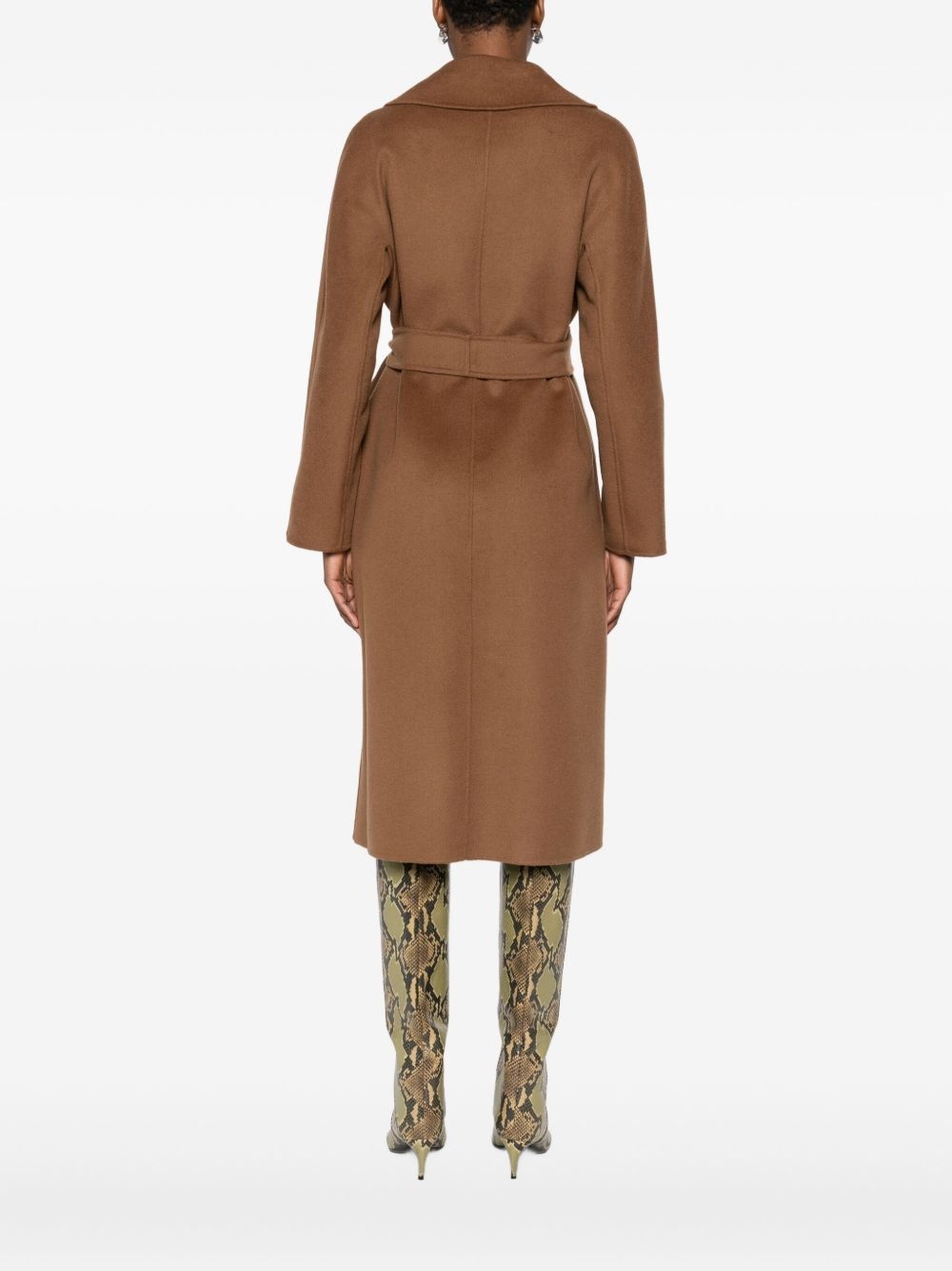 belted wrap coat - 4