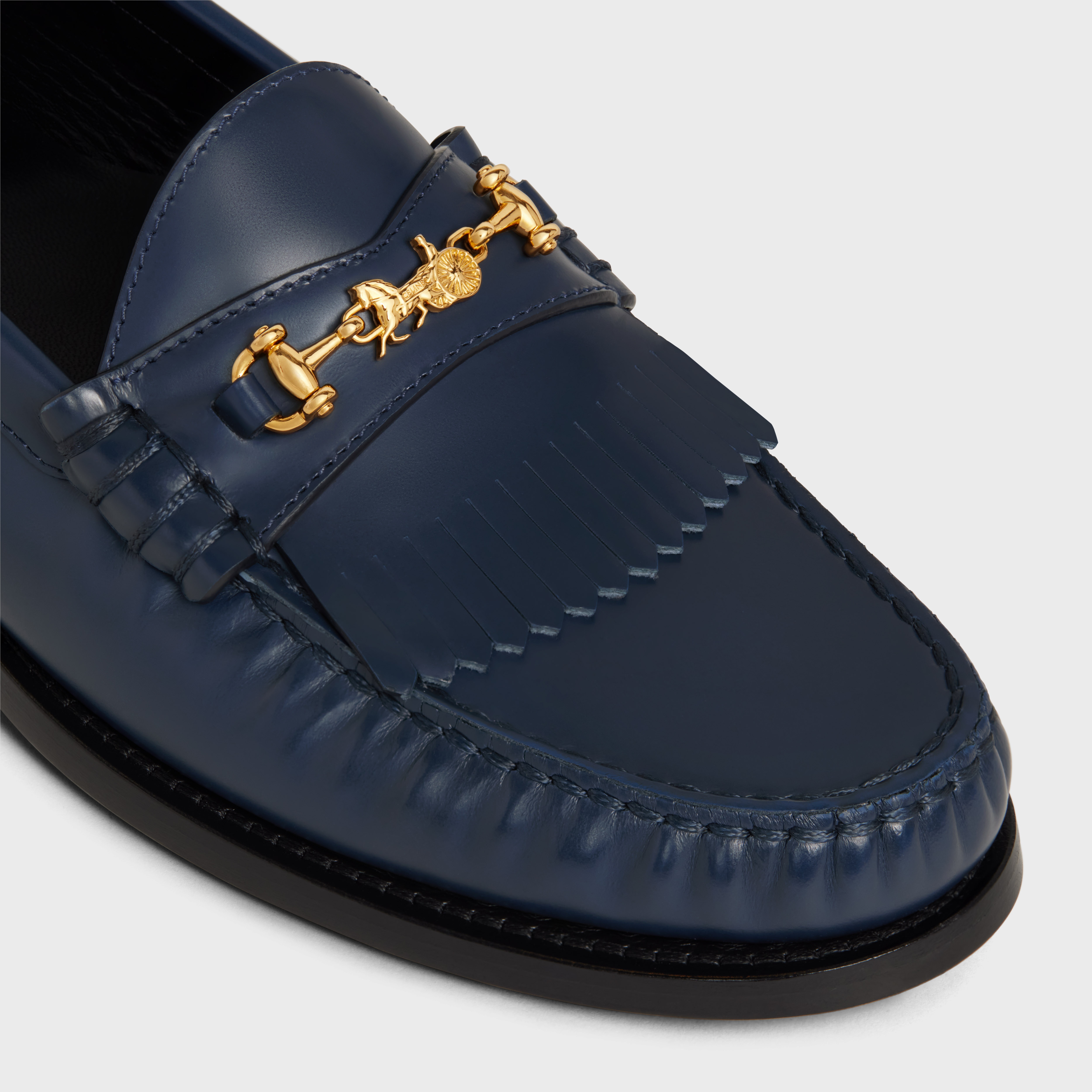Celine Luco Sulky Loafer in Polished Calfskin - 4