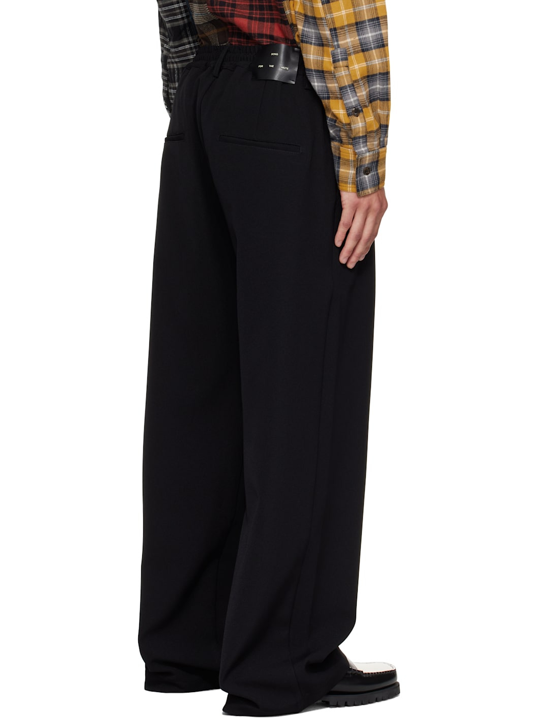 Black Gab Relaxed Lounge Trousers - 3