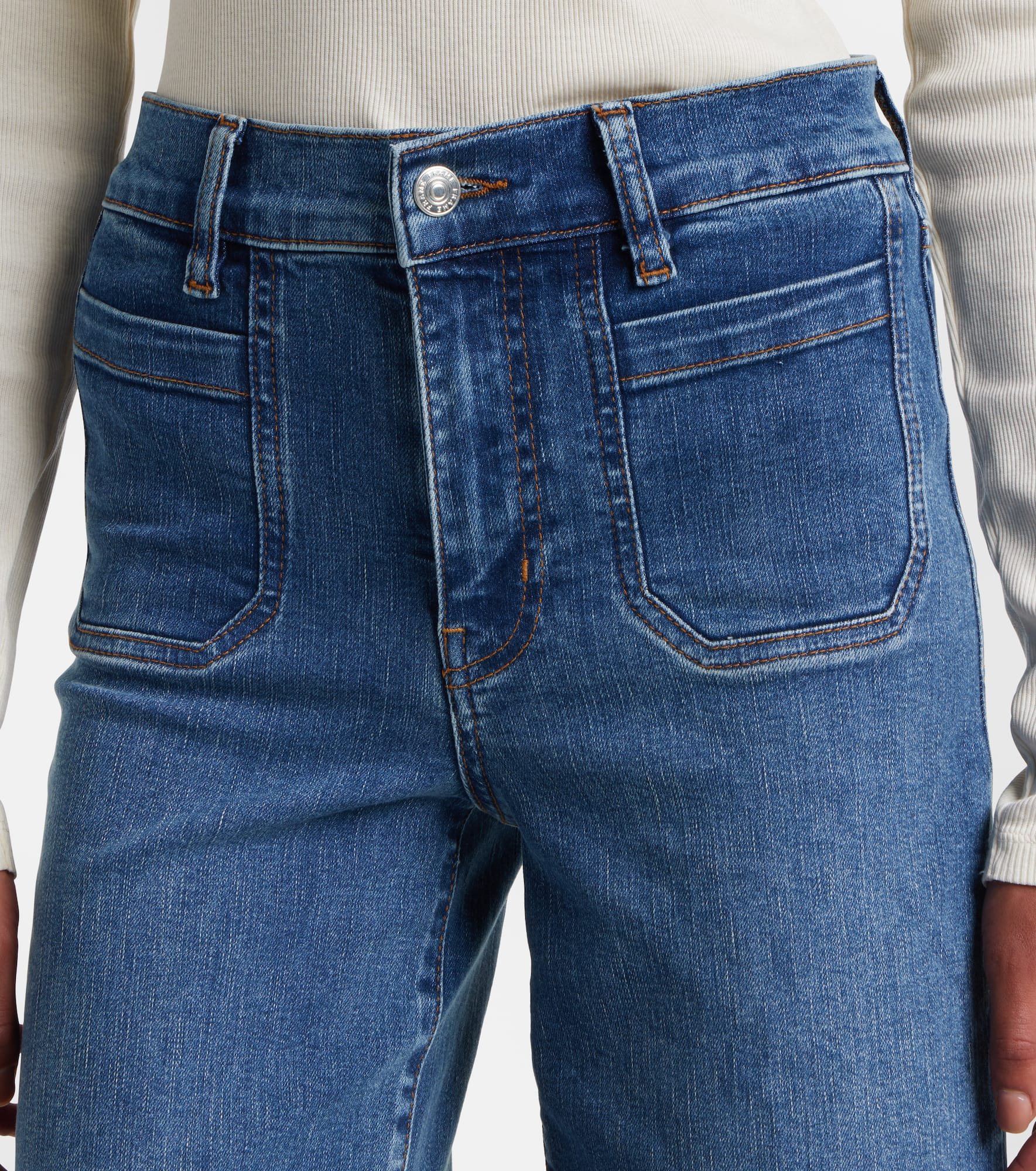 Le Slim Palazzo wide-leg jeans - 4