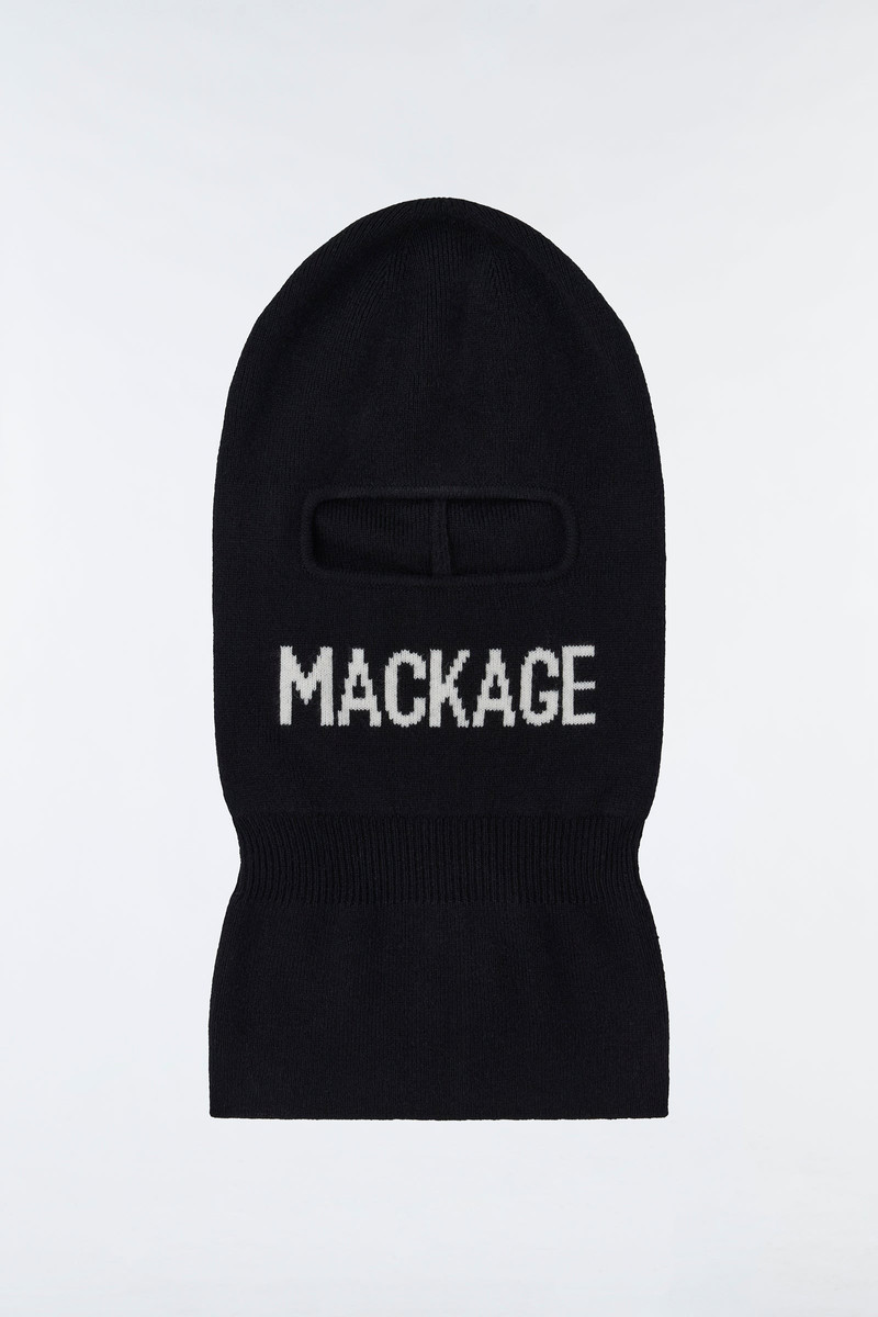 MACKAGE BALA Knit merino blend logo balaclava outlook