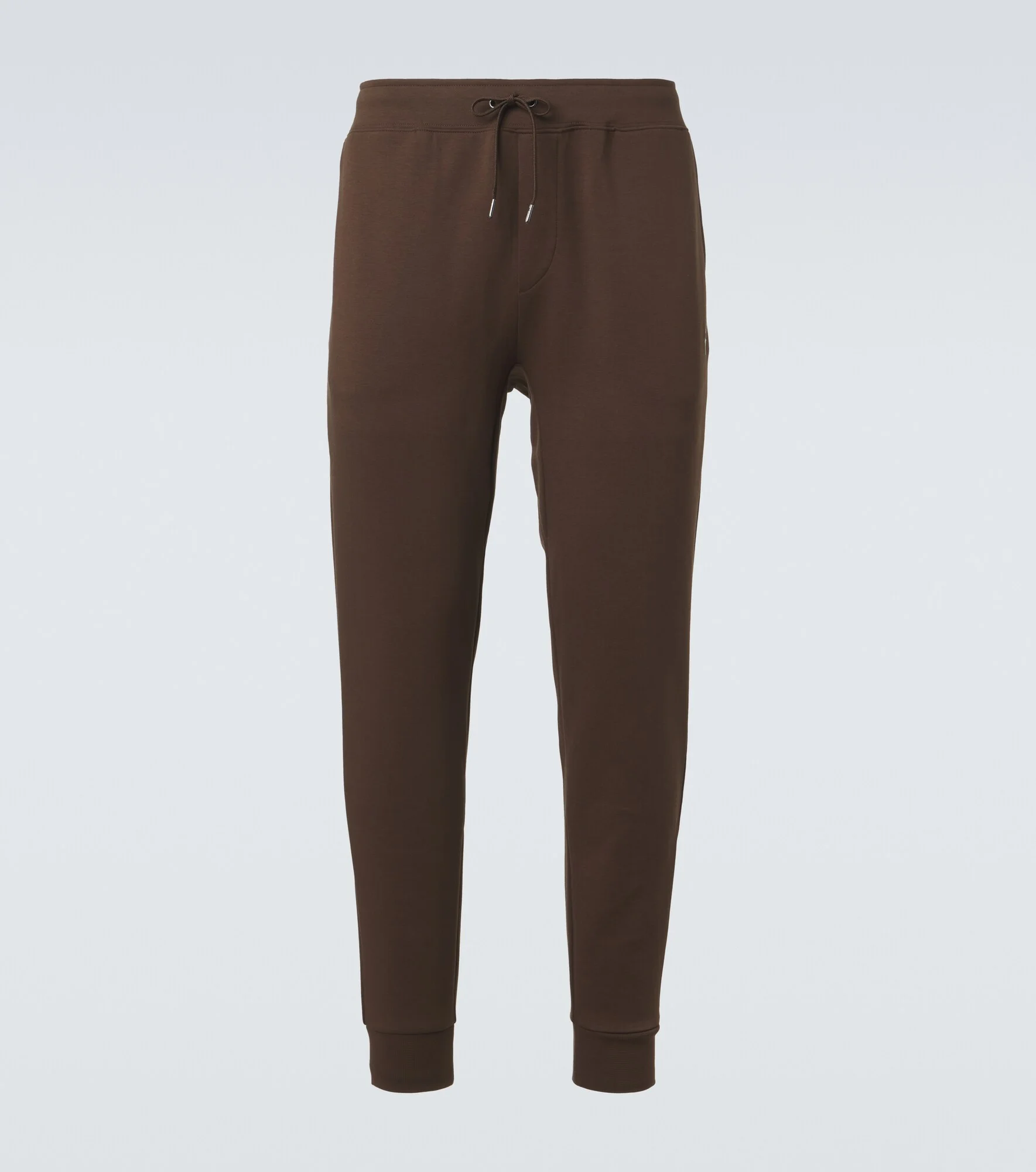Cotton-blend jersey sweatpants - 1