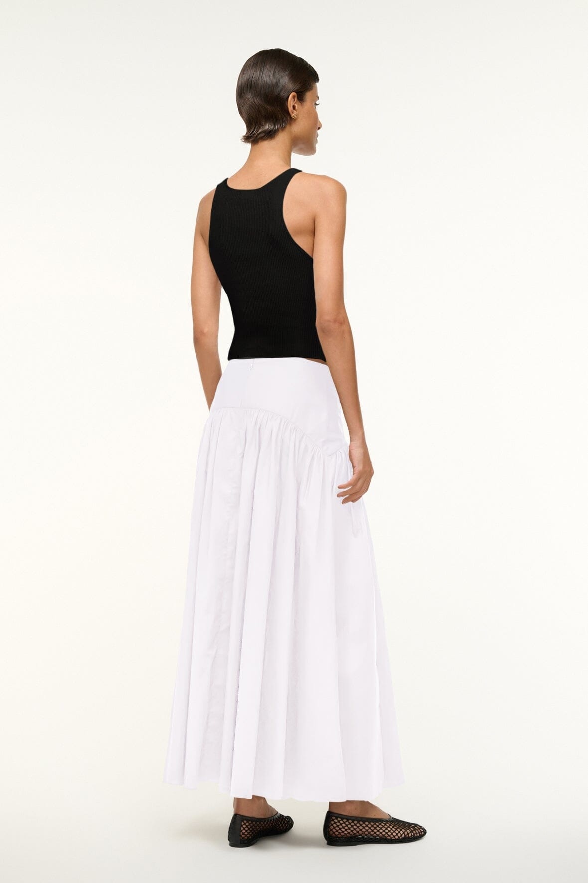 STAUD PROCIDA SKIRT WHITE - 2