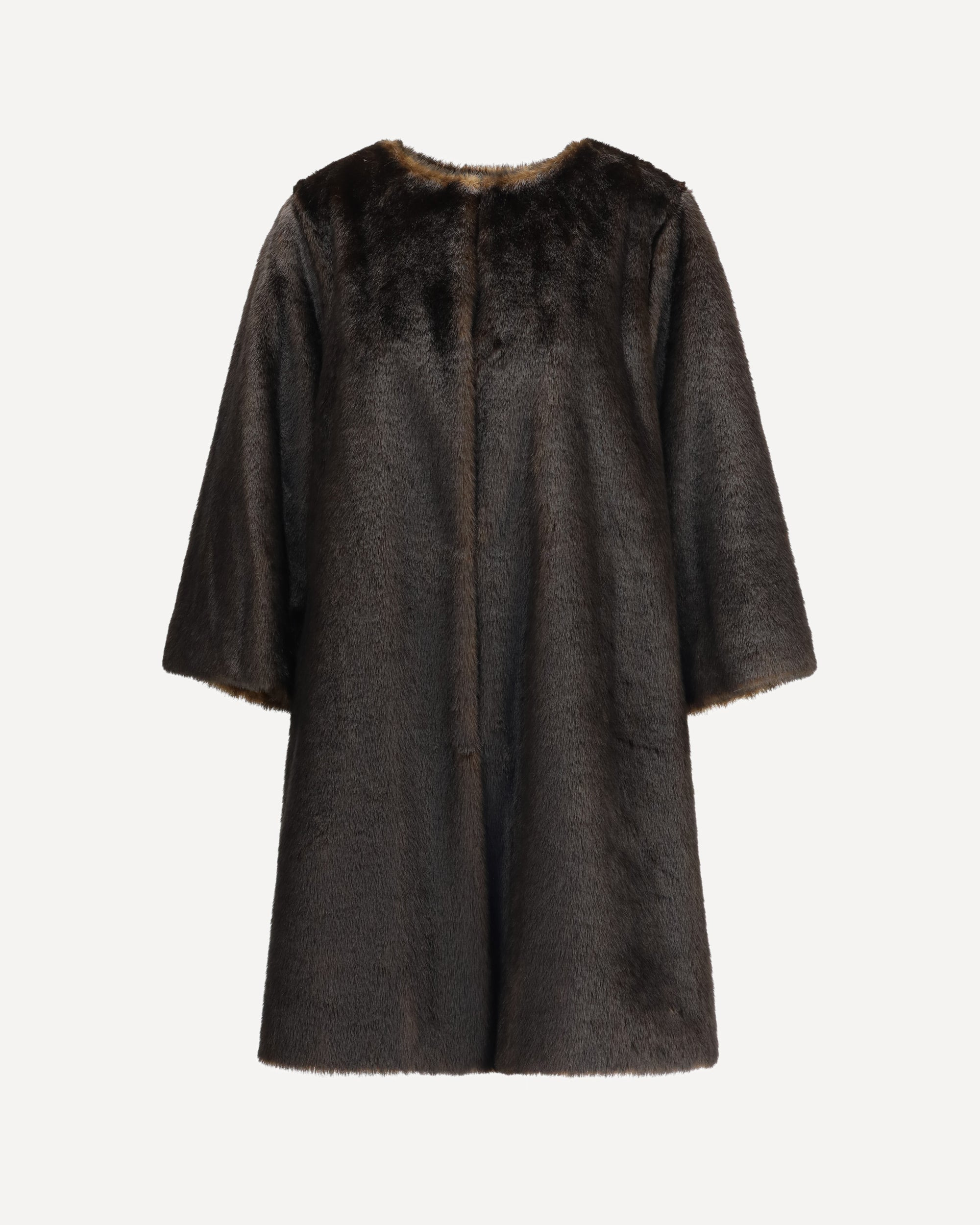Soft Faux Fur Coat - 1
