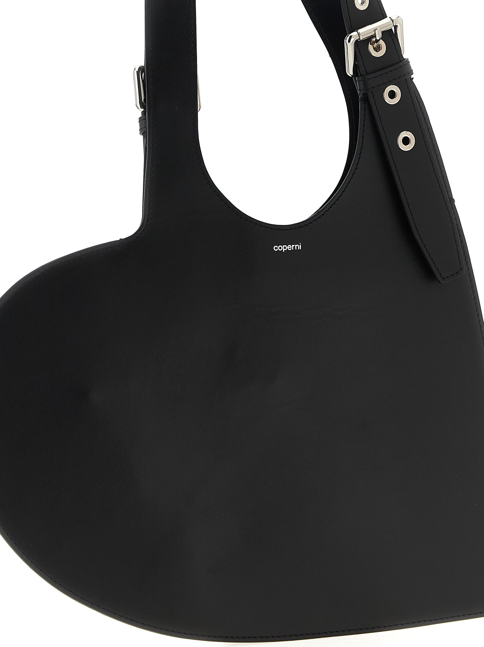 Belt Heart Shoulder Bags Black - 3
