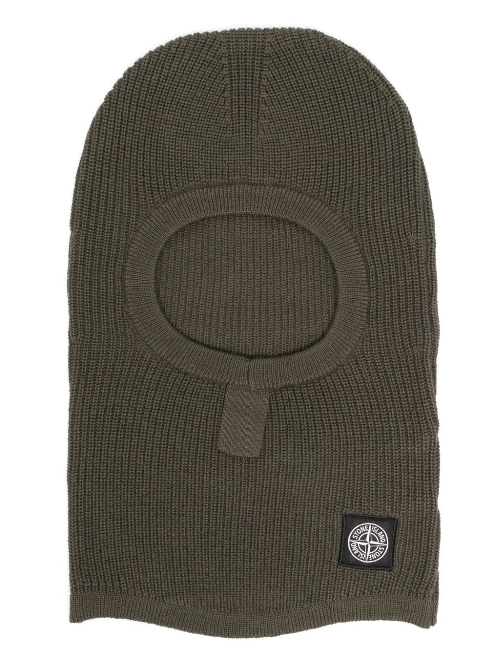 Compass-patch virgin wool balaclava - 1