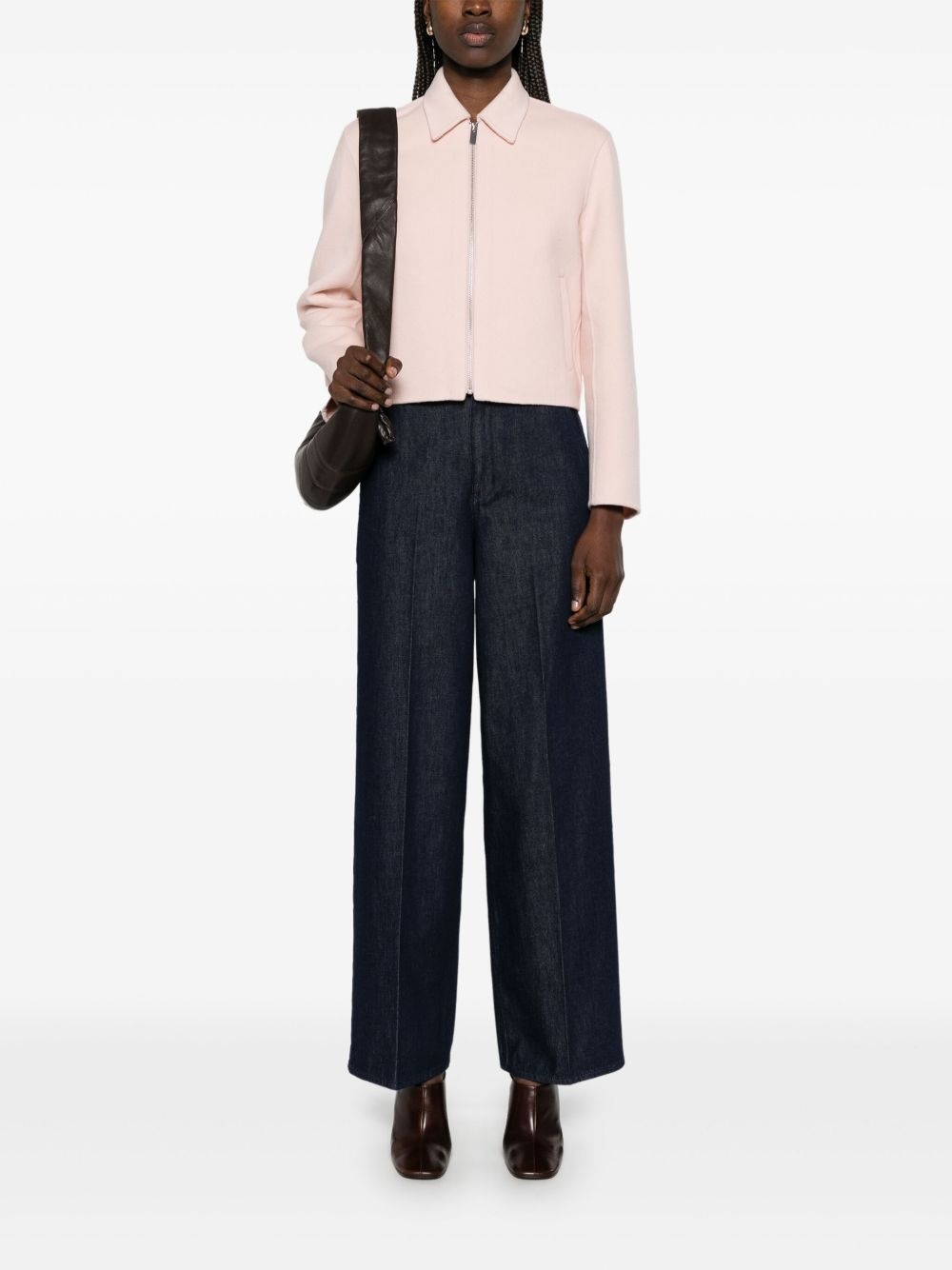 cropped jacket - 2